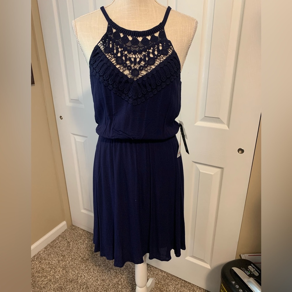 Navy blue dress